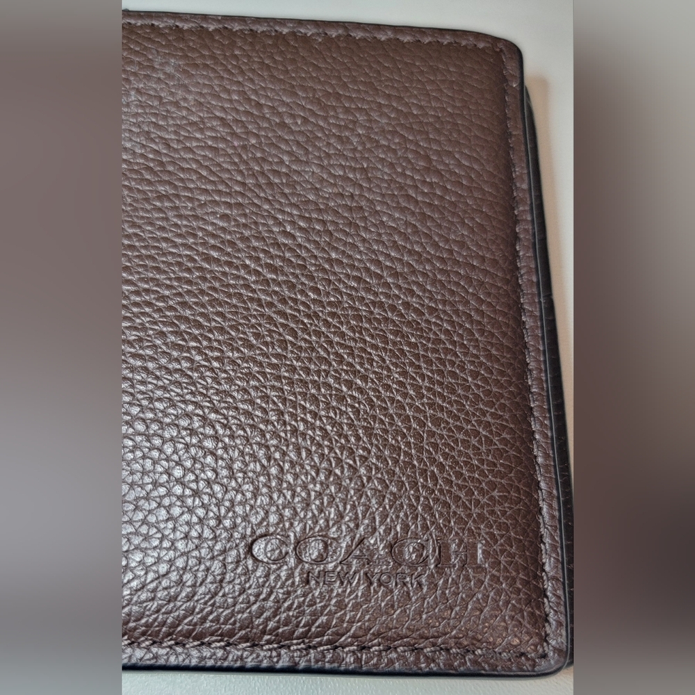 COACH Brown Leather Wallet - Picture 8 of 12